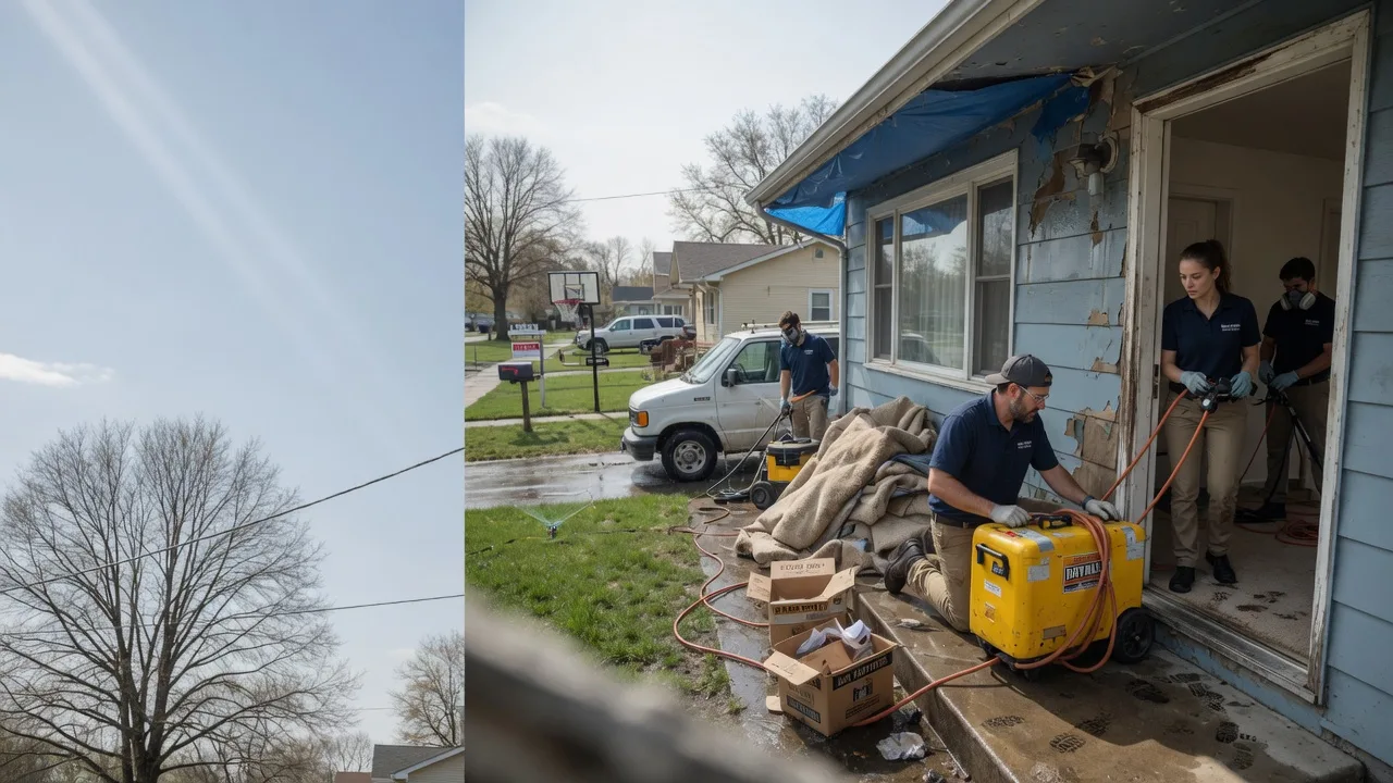 Basement Flood Cleanup in Braggs, OK near me